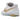 Nike Cryoshot Tiempo Legend Ronaldinho Touch of Gold sneakers i vinkelret visning med hvid læderoverdel og gyldne detaljer