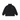 Carhartt Danville Jacket Black / White sneakers i frontview med sort og hvidt design samt lynlås og høj hals