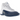 Jordan 12 Retro French Blue sneakers i sideprofil med hvid læderoverdel, blå mudguard og hvide snørebånd