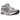ASICS Gel-Kayano 14 White Pure Silver sneakers i vinkelret visning med hvid mesh overdel og sølvdetaljer