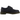 Dr Martens 8053 sneakers sideprofil med sort læderoverdel, gule syninger og tyk gummisål