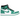 Jordan 1 High Zoom Air CMFT Stadium Green sneakers i sideprofil med grøn ruskind og hvid læder samt sort swoosh logo