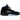 Jordan 5 Retro Black University Blue sneakers i sideprofil med sort nubuck overdel, blå detaljer og synkenhed i sålen