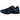 Nike Zoom Vomero 5 Black Court Blue sneakers i sideprofil med sort mesh-overdel, blå detaljer og gummisål