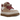 UGG Lowmel Driftwood Biking Red sneakers i sideprofil med rød og brun overdel, snørebånd og hvid sål