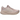 ASICS Gel-Nimbus 27 Fawn Birch sneakers i vinklet profil med lysebrun mesh-overdel, snørebånd og dæmpet mellemsål