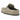 Birkenstock Naples Wrapped Suede Leather Taupe sneakers i sideprofil med ruskind i en neutral taupe farve og synlige syninger