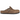 Birkenstock Boston Soft Footbed Suede Dark Tea Tonal sneakers i sideprofil med mørkebrun ruskindsoverdel og justerbar rem med spænde