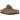 Birkenstock Boston Soft Footbed Suede Dark Tea Tonal sneakers i sideprofil med mørkebrun ruskind og justerbar rem med spænde