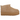 UGG Classic Ultra Mini Platform Boot Sand sneakers i sideprofil med ruskindsoverdel, ankelhøjt skaft og flad platinsål