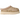 UGG Tazz Sun Stitch Slipper Mustard Seed sneakers i sideprofil med ruskind i mustard seed og broderet kant