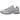 ASICS Gel-NYC Grey Cement Grey sneakers sideprofil med grå mesh og ruskind, hvide snørebånd og synlig mellemsål