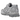 ASICS Gel-NYC Grey Cement Grey sneakers i vinkelret visning med grå mesh og syntetiske overlejringer samt snørebånd