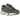 Asics Gel-NYC Grove Olive Canvas sneakers i sideprofil med olivengrøn canvas overdel, snørebånd og synkeffekt på sålen