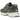 Asics Gel-NYC Grove Olive Canvas sneakers i sideprofil med olivengrøn canvas overdel og synlige snørebånd