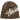 Stussy Brushed Out Stock Skullcap Brown sneakers sideprofil i brun uld med broderet hvidt logo