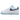 Nike Air Force 1 '07 'First Use - White University Blue' sneakers i sideprofil med hvid overdel og lyseblåt swoosh-logo.