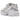 ASICS Gel-1130 Blush Pure Silver sneakers i sideprofil med lyserød mesh, sølvdetaljer og hvid mellemsål