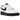 Nike Air Force 1 Low '07 White Black sneakers i sideprofil med hvid overdel i læder, sort swoosh og klassisk gummisål