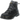 Dr Martens Boury Black/zinc/black sneakers i sideprofil med sort overdel og slidstærk sål samt snørebånd