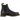 Dr Martens 2976 Chelsea sneakers i et vinklet sideprofil med sort læderoverdel, elastiske sider og gul-og-sort hælstrop