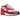Nike Air Max 90 Peony Light Crimson sneakers i sideprofil med lyserød mesh overdel, røde læderdetaljer og hvid mellemsål