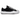 Maison Mihara Yasuhiro Hank OG Sole Canvas Low Black sneakers i sideprofil med sort lærreds-upper, hvide snørebånd og smeltet gummisål.