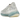 Adidas Yeezy Boost 380 Alien Blue sneakers i sideprofil med mønstret Primeknit overdel, snørebånd og gennemsigtig gummisål