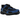 Nike Zoom Vomero 5 Black Court Blue sneakers i sideprofil med sort mesh og blå detaljer påhvid mellemsål