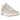 Jordan Spizike Low Sanddrift White sneakers i sideprofil med lysebrune nubuck overlejringer, hvide snørebånd og synlig Air unit i sålen
