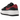 Jordan 1 Elevate Low Black Gym Red White sneakers i vinklet profil med sort læderoverdel og hvid mellemsål
