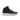 Jordan 1 Retro High Black Satin Gym Red Black sneakers i sideprofil med sort satin upper og røde detaljer samt snørebånd