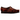 Clarks Wallabee Brown Cow Print sneakers i et klassisk sideprofil med brun og hvid kugleprint ruskind overdel og rågummisål