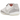 Jordan Tiempo Streetgato SE Phantom Sail sneakers i vinkelret visning med hvid overdel i læder og lyse detaljer