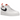 Nike Air Force 1 Low Pivot Point sneakers i hvid og orange vinkelprofil med snørebånd og slidstærk gummisål