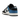 Nike Dunk Low Industrial Blue sneakers i sideprofil med blå og hvide læderdetaljer samt klassiske snørebånd