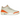 Jordan 3 Retro TEX Starfish sneakers sideprofil med orange detaljer, klassisk hvid overdel og synlig stødabsorbering i sålen