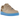 Nike Air Force 1 Low Protro Kobe Bryant Linen sneakers i en vinkel med lysebrun læderoverdel og hvid swoosh
