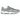 Nike Air Zoom Spiridon SP Metallic Silver Blue sneakers i vinklet profil med sølvfarvet mesh overdel og blå detaljer