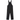 Carhartt Bib Overall Black sneakers i en klassisk frontvisning med slidstærke sorte bomuldsmaterialer og justerbare stropper