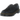 Dr Martens 1461 Bex Ds Pltd Black sneakers i sideprofil med sort glat læder, gule welt-syninger og chunky gummisål