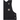 Carhartt Bib Overall Black sneakers i frontview vist med slidstærkt sort bomuldsmateriale og justerbare stropper