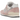 New Balance 996 MiUSA Pink Haze sneakers i sideprofil med lyserød ruskind og hvidt logo på sålen