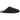 Adidas Adimule Slides Core Black Gum sneakers i vinkelret visning med sort overdel og klassisk gummisål