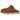 UGG Goldenstar Clog Chestnut sneakers i vinkelret visning med ruskindsoverdel, rem og synlige hvide syninger samt plateau-sål