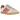 Adidas Gazelle Indoor Magic Beige Victory Red sneakers i sideprofil med beige overdel i ruskind og røde detaljer