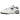 New Balance 550 Aime Leon Dore White Green sneakers i vinkelret visning med hvid overdel i læder, grønne detaljer og klassisk snøring