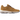 New Balance 991v1 Luxe Suede MiUK Dijon/Castle Wall sneakers i sideprofil med gyldne ruskindspaneler, grå detaljer og snørebånd.