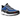 Nike Air Zoom Spiridon SP Signal Blue sneakers i vinkelret visning med blå meshoverdel, sølvdetaljer og hvid mellemsål