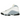Air Jordan 13 Retro Blue Grey sneakers i sideprofil med hvid og blå overdel, præget mønster og signaturkasse på hælen